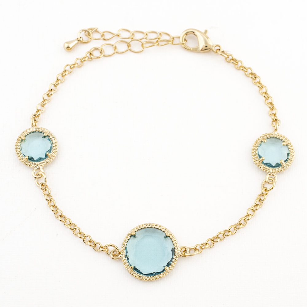 PULSERA CHAPA CRYSTIME