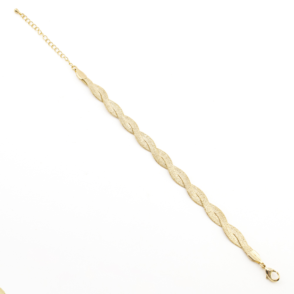 PULSERA CHAPA GOLDEN CASTING