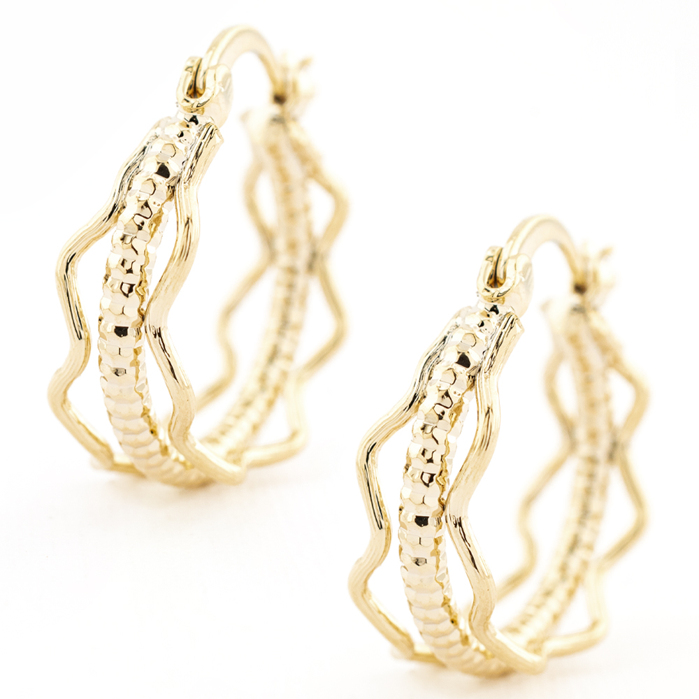 ARRACADA CHAPA GOLDEN CASTING