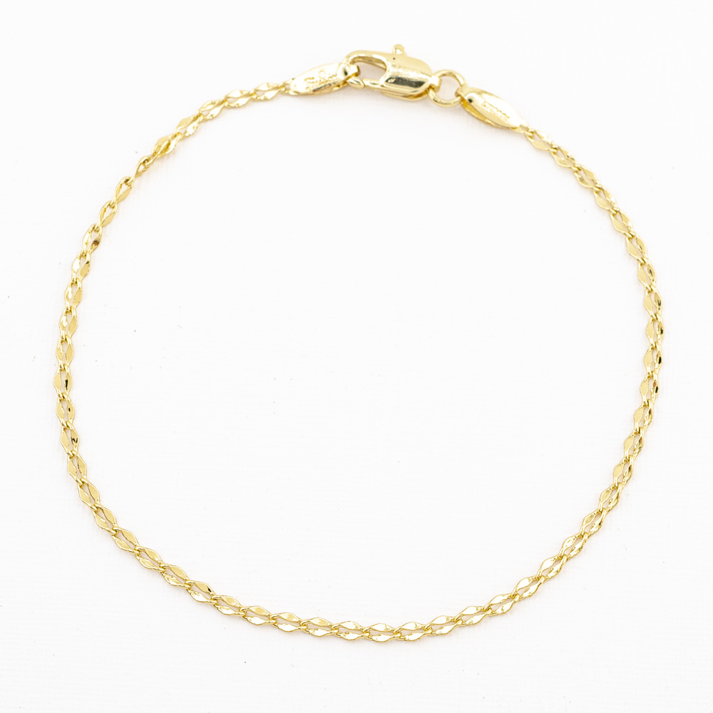 PULSERA CHAPA GOLDEN CASTING