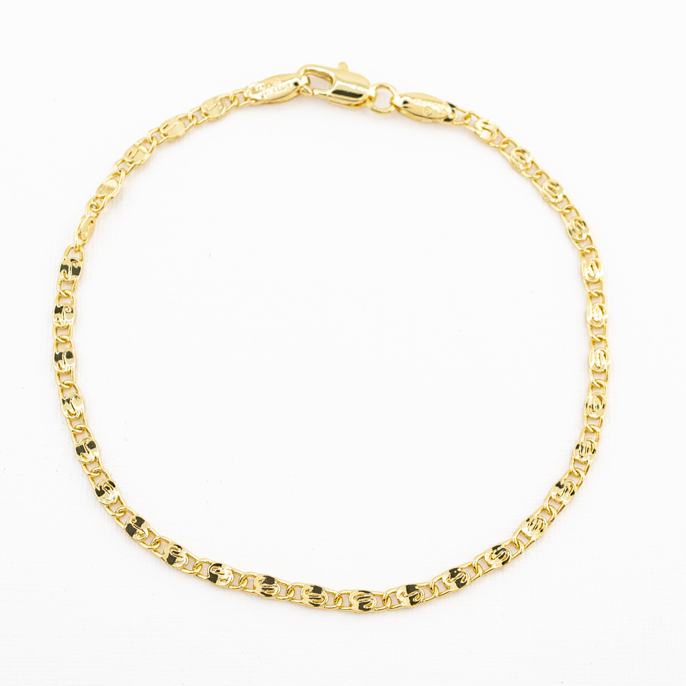 PULSERA CHAPA GOLDEN CASTING
