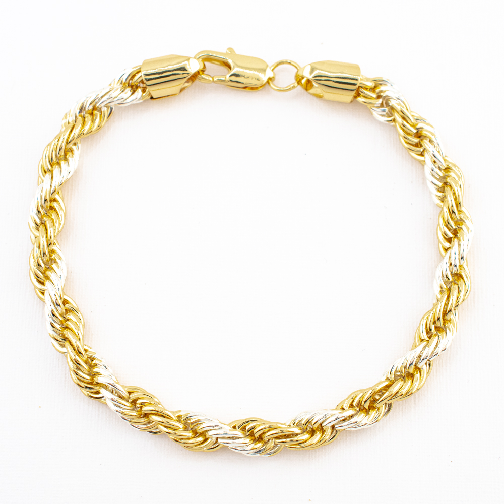 PULSERA BITONO GOLDEN CASTING