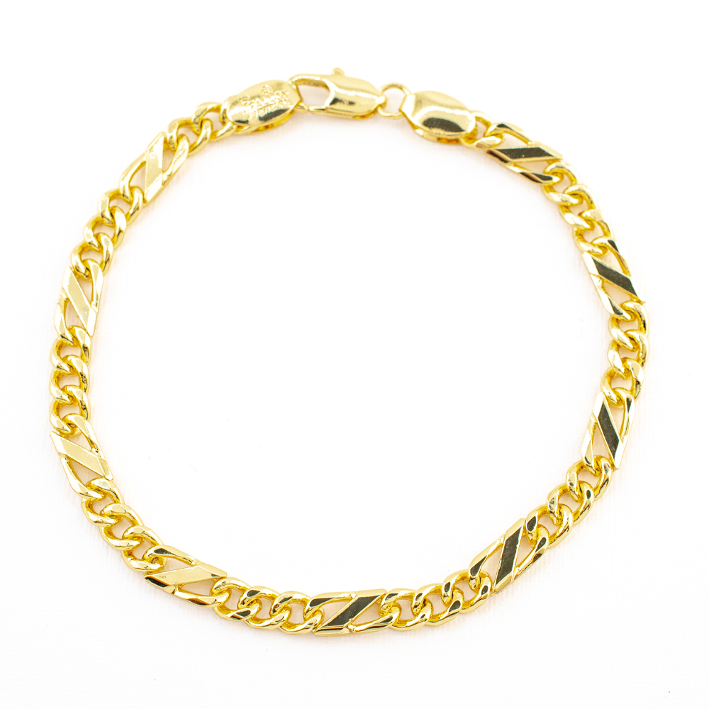 PULSERA CHAPA GOLDEN CASTING