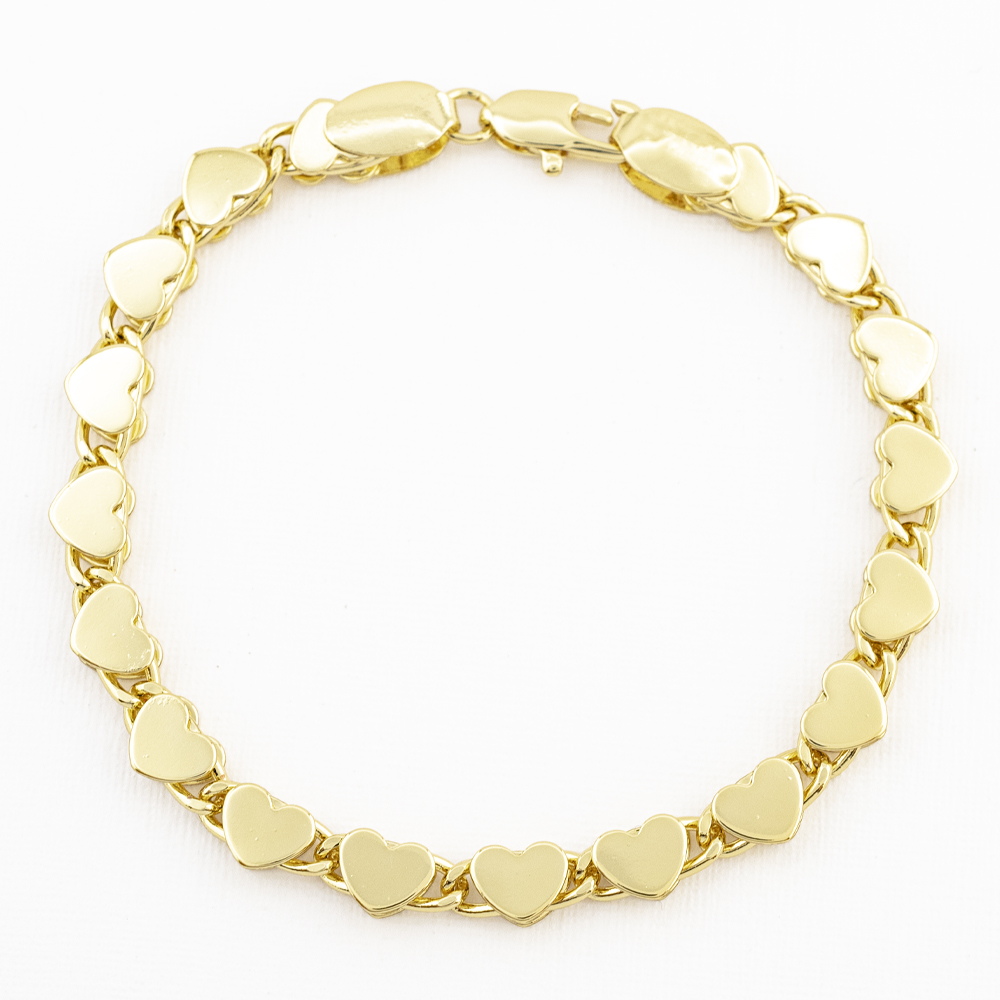 PULSERA CHAPA GOLDEN CASTING