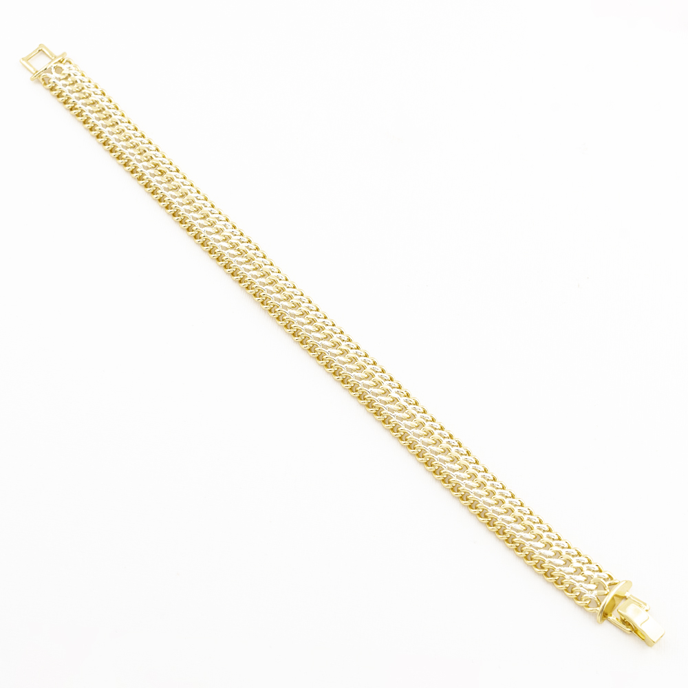 PULSERA BITONO GOLDEN CASTING