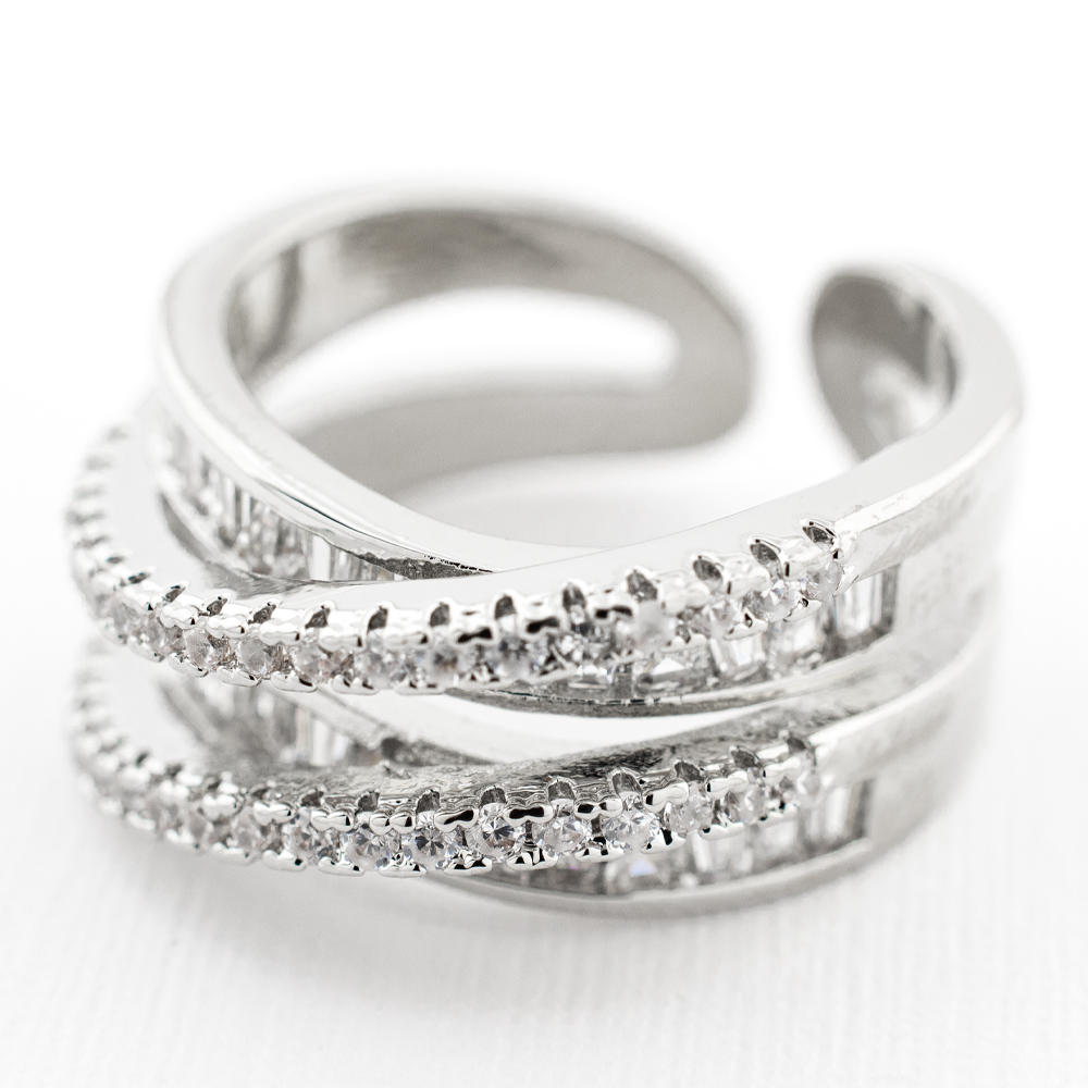 ANILLO  RODIO GOLDEN ROD