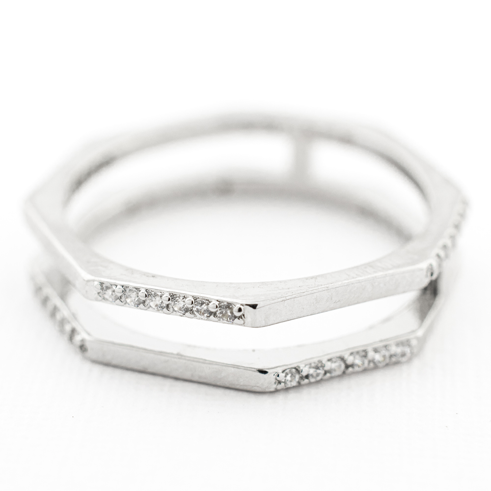 ANILLO  RODIO GOLDEN ROD