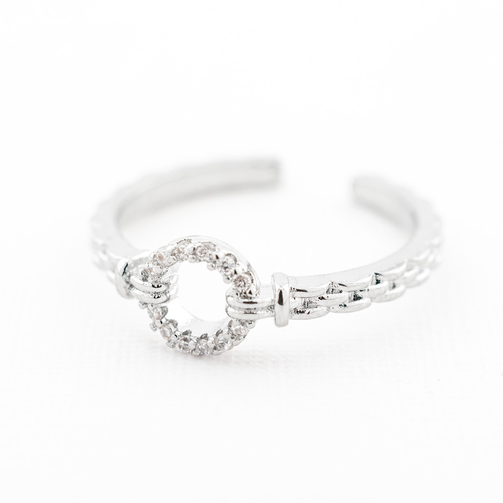 ANILLO  RODIO GOLDEN ROD