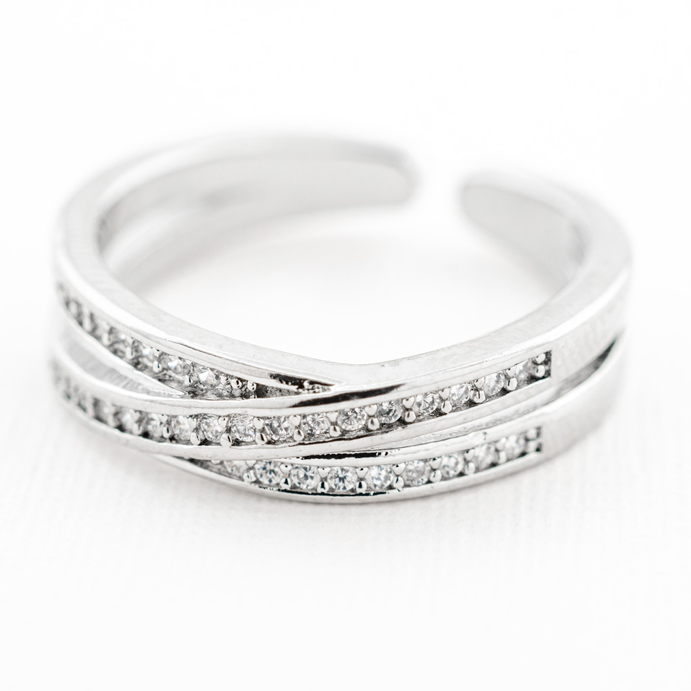 ANILLO  RODIO GOLDEN ROD