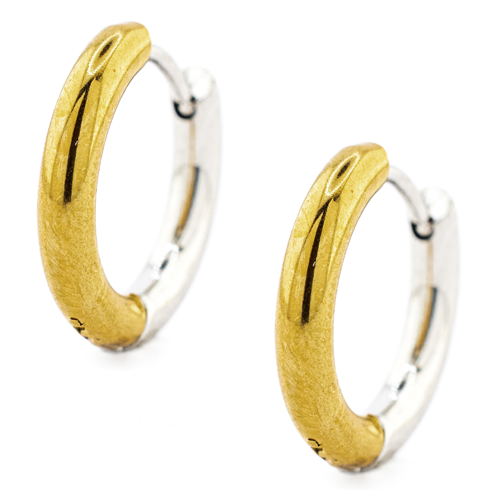 HUGGIE ACERO INOXIDABLE GOLDEN STEEL