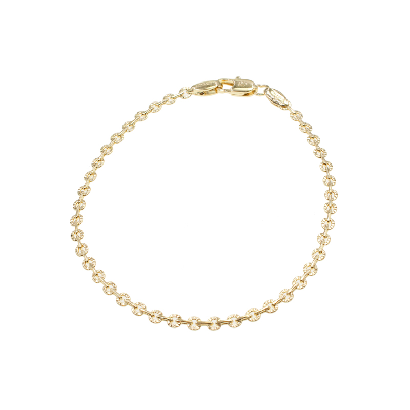 PULSERA CHAPA GOLDEN CASTING