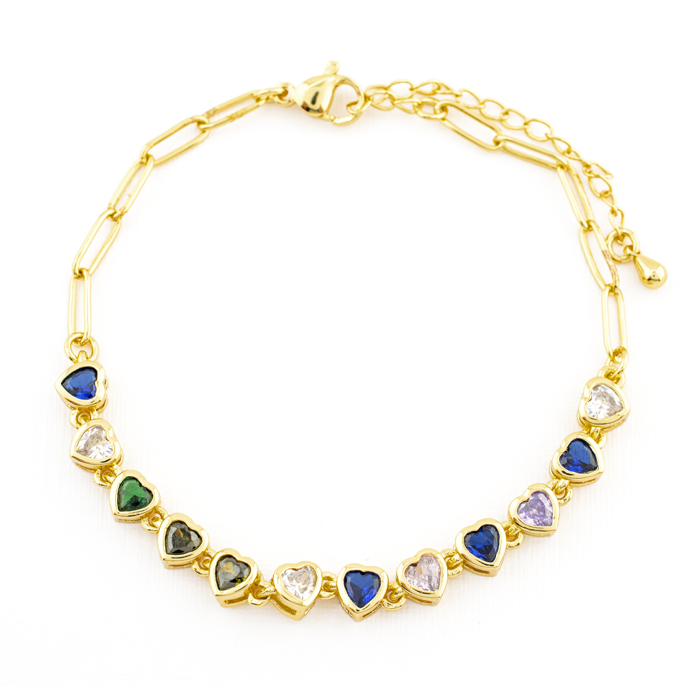 PULSERA CHAPA CRYSTIME