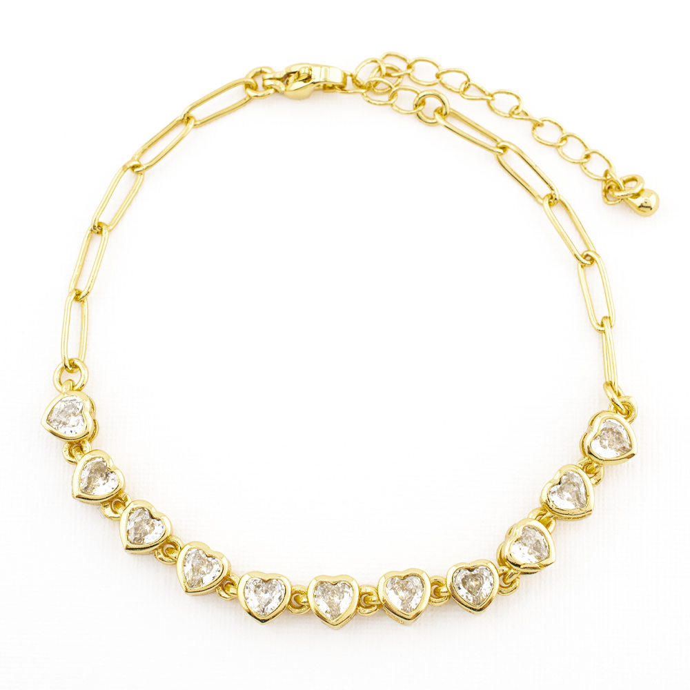 PULSERA CHAPA CRYSTIME
