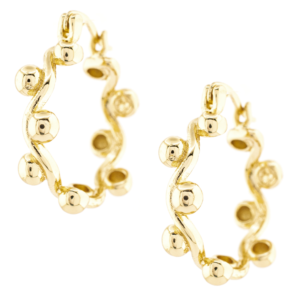 ARRACADA CHAPA GOLDEN CASTING