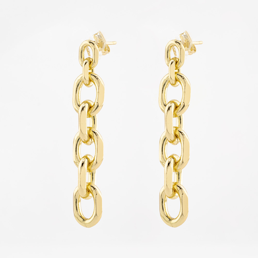 ARRACADA CHAPA GOLDEN CASTING