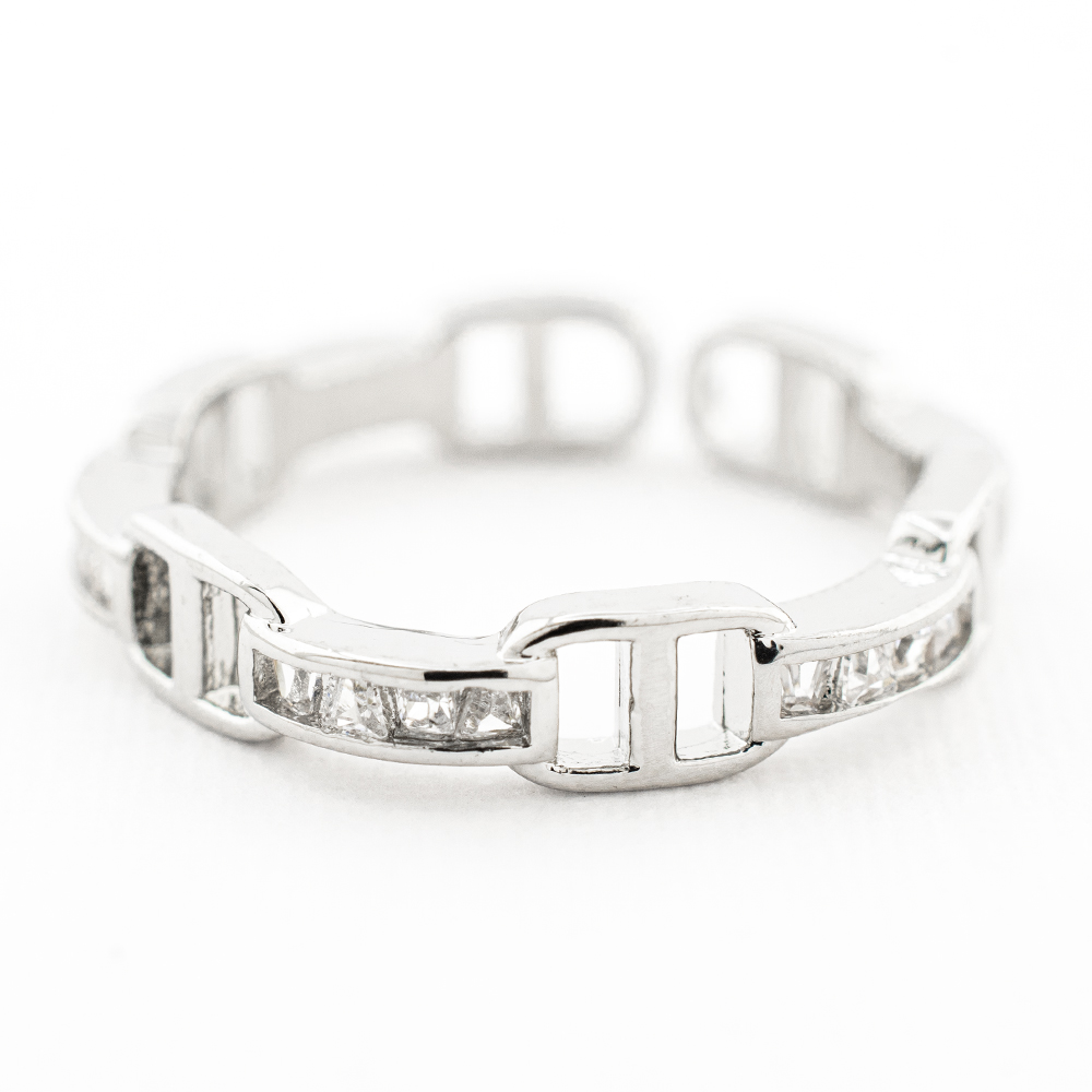 ANILLO  RODIO GOLDEN ROD