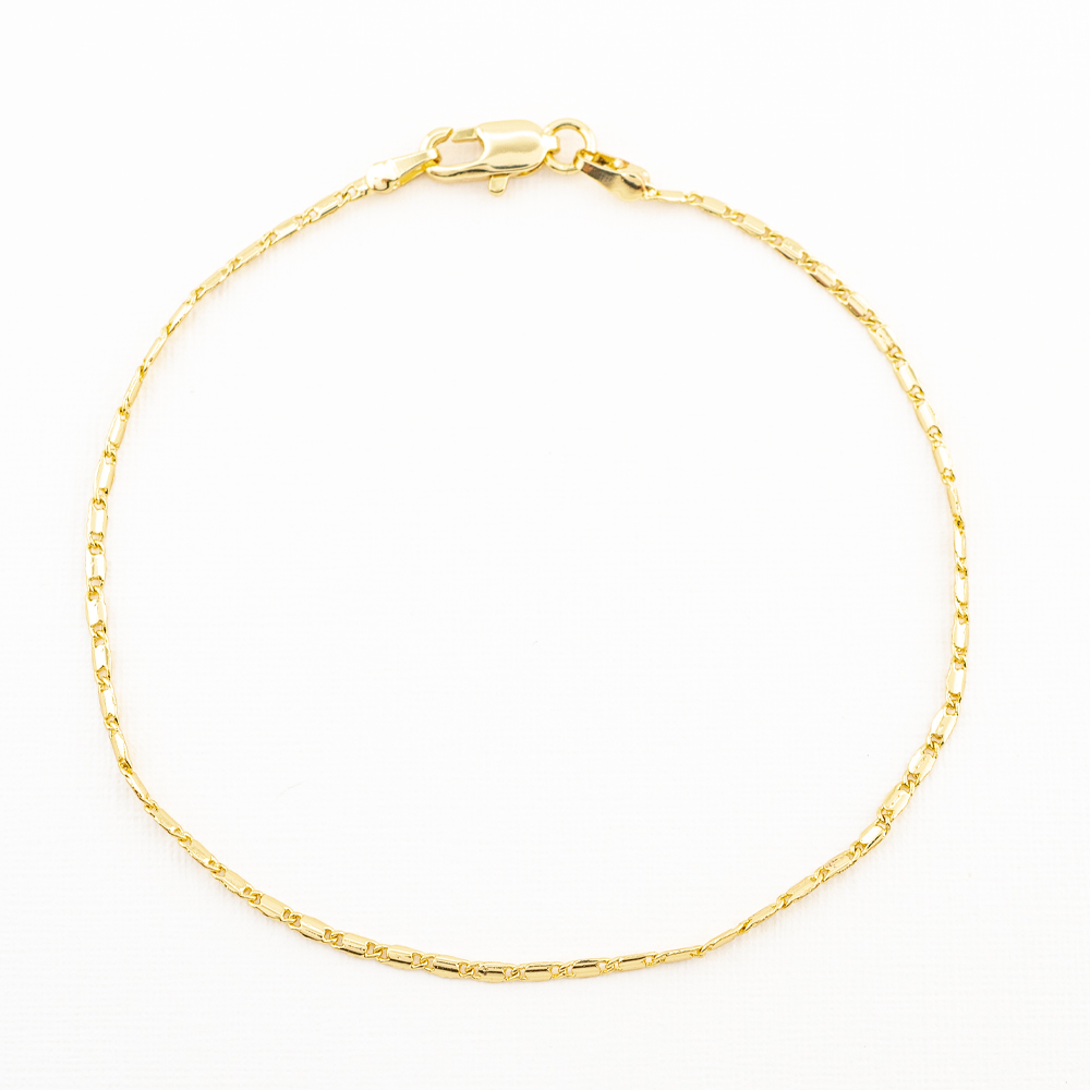 PULSERA CHAPA GOLDEN CASTING