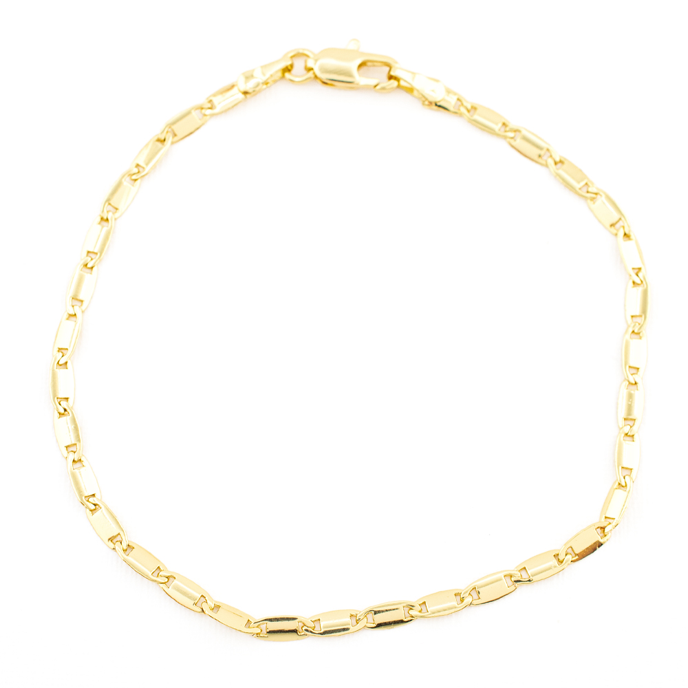 PULSERA CHAPA GOLDEN CASTING