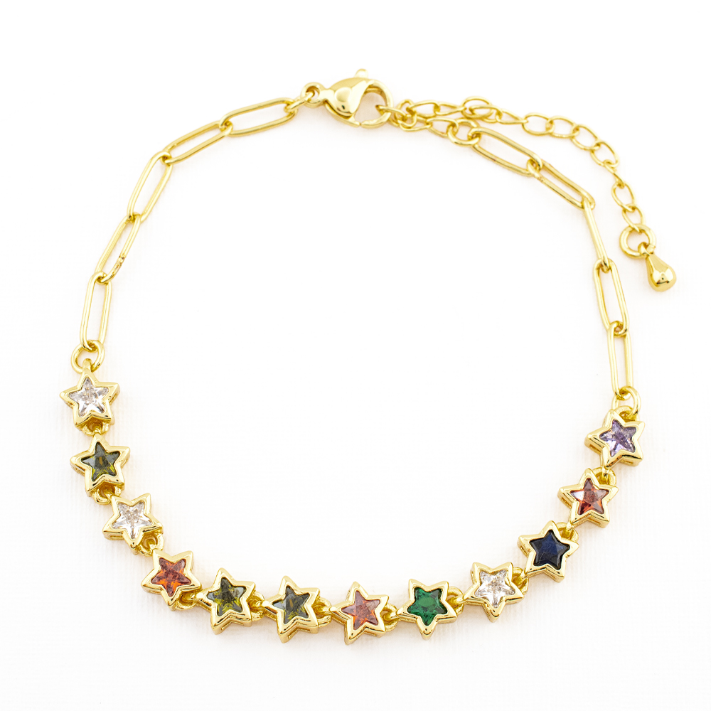 PULSERA CHAPA CRYSTIME