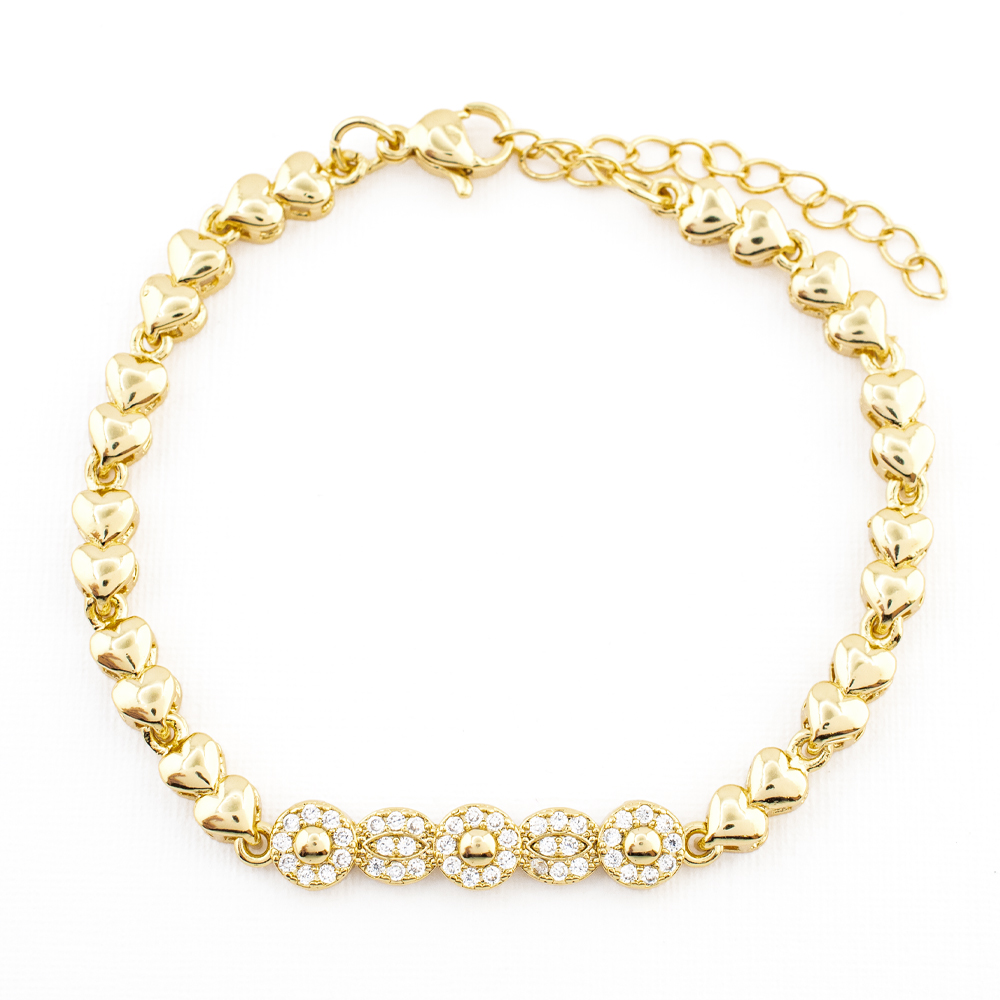 PULSERA CHAPA CRYSTIME