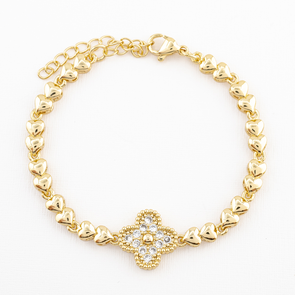 PULSERA CHAPA CRYSTIME