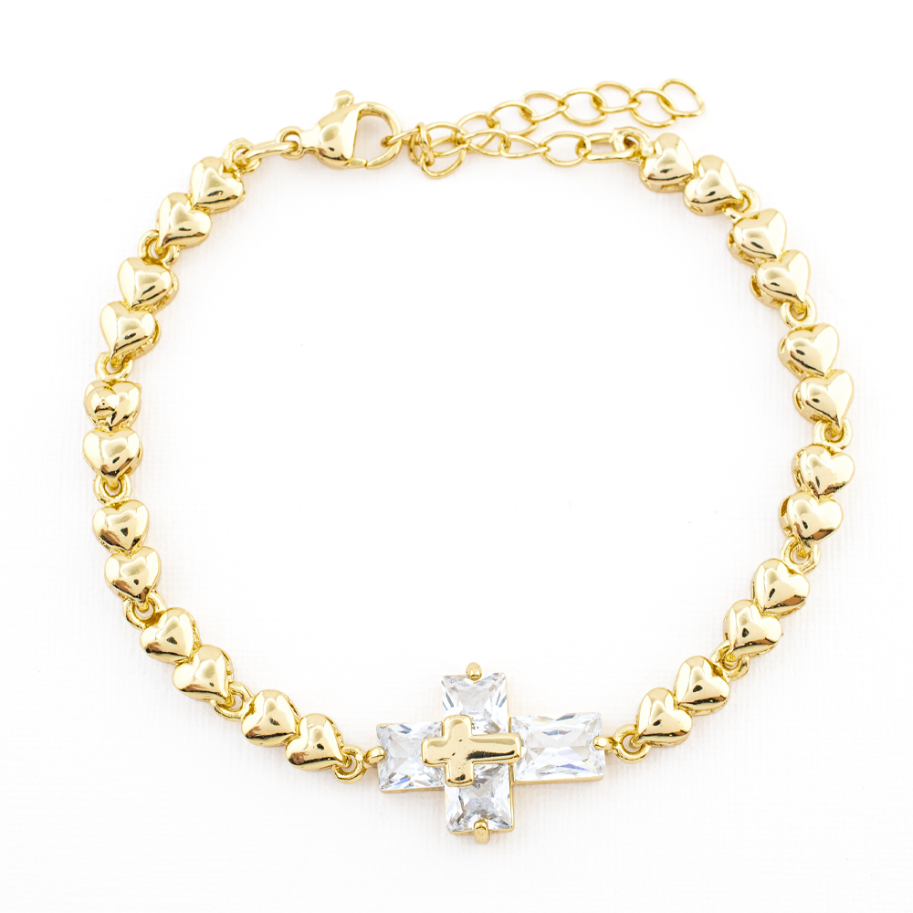 PULSERA CHAPA CRYSTIME
