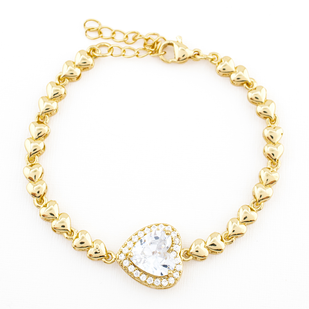 PULSERA CHAPA CRYSTIME