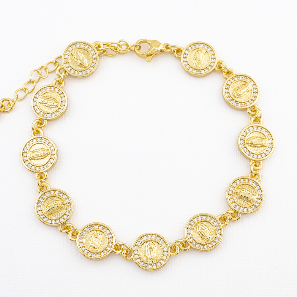 PULSERA CHAPA CRYSTIME