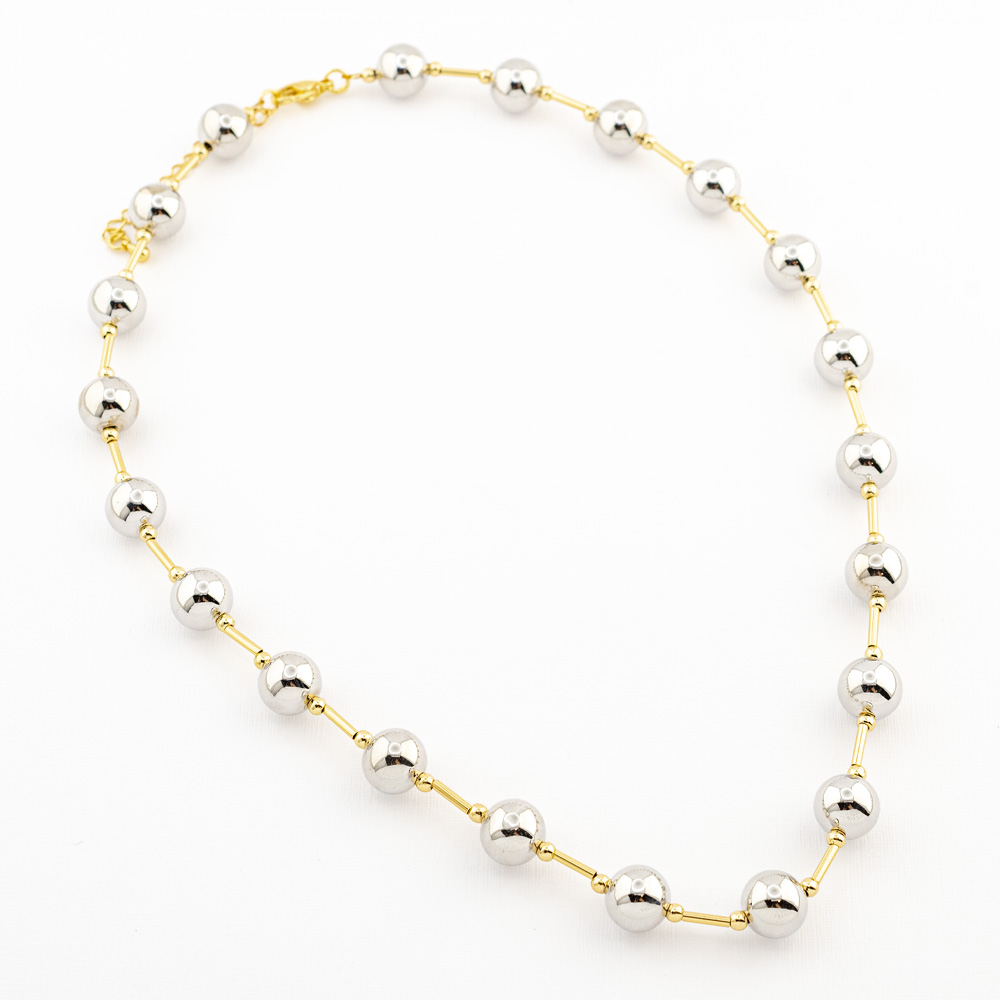 COLLAR BITONO GOLDEN CASTING