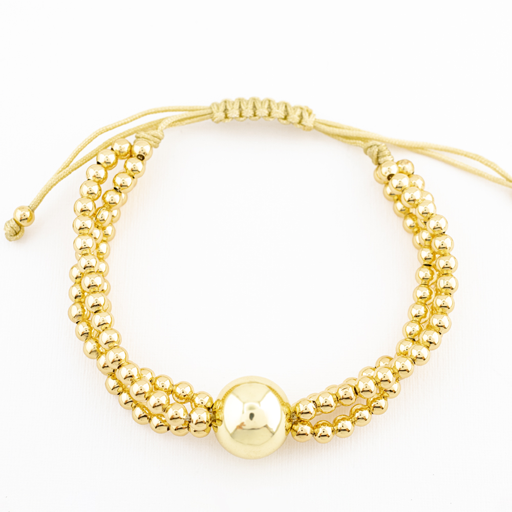 PULSERA CHAPA GOLDEN CASTING