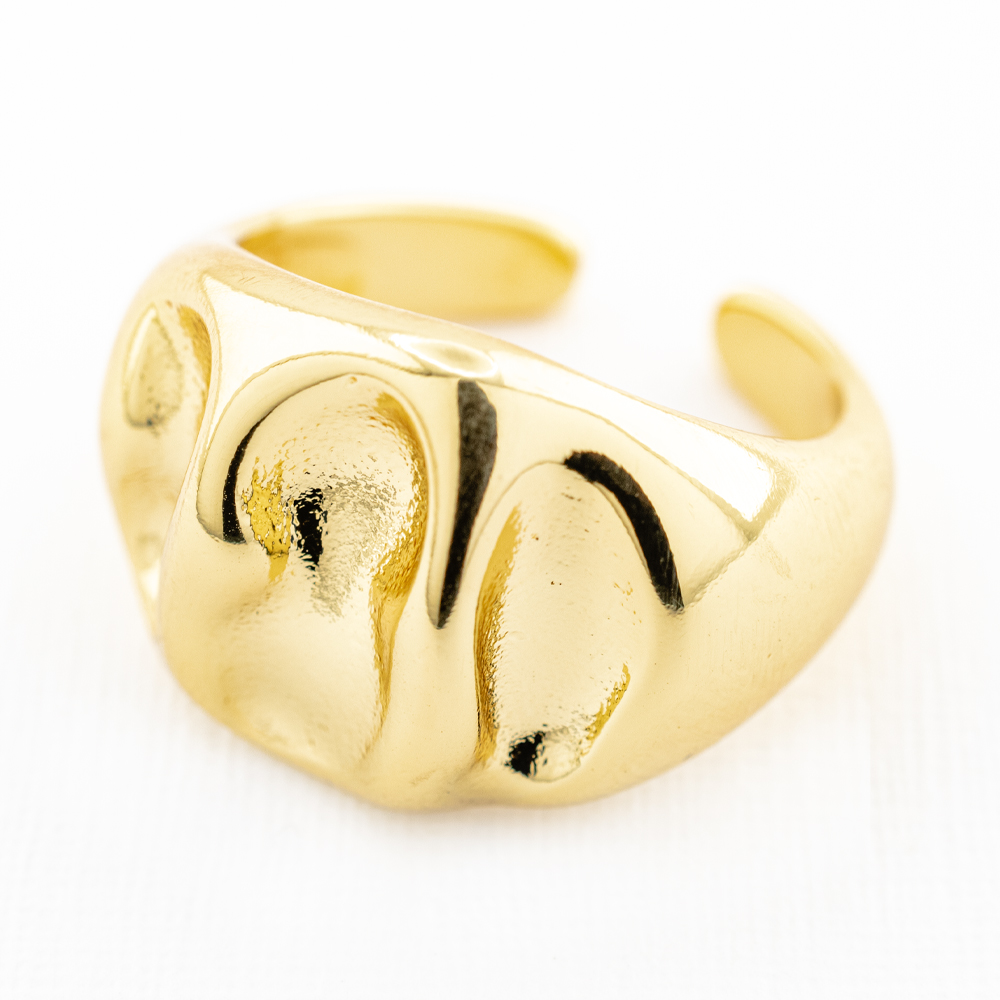 ANILLO  CHAPA GOLDEN CASTING