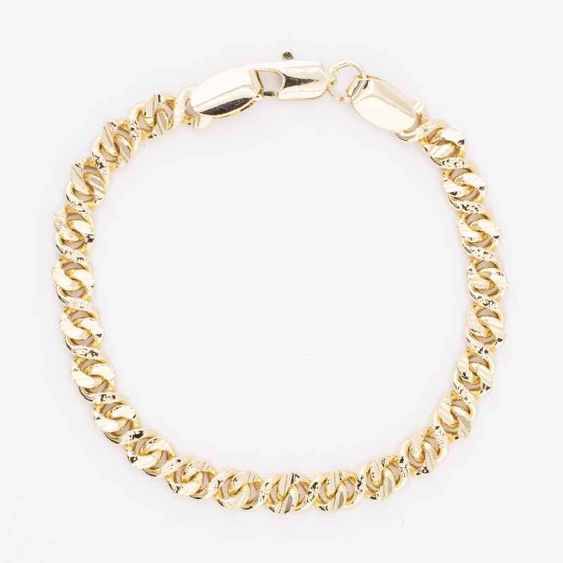 PULSERA CHAPA GOLDEN CASTING