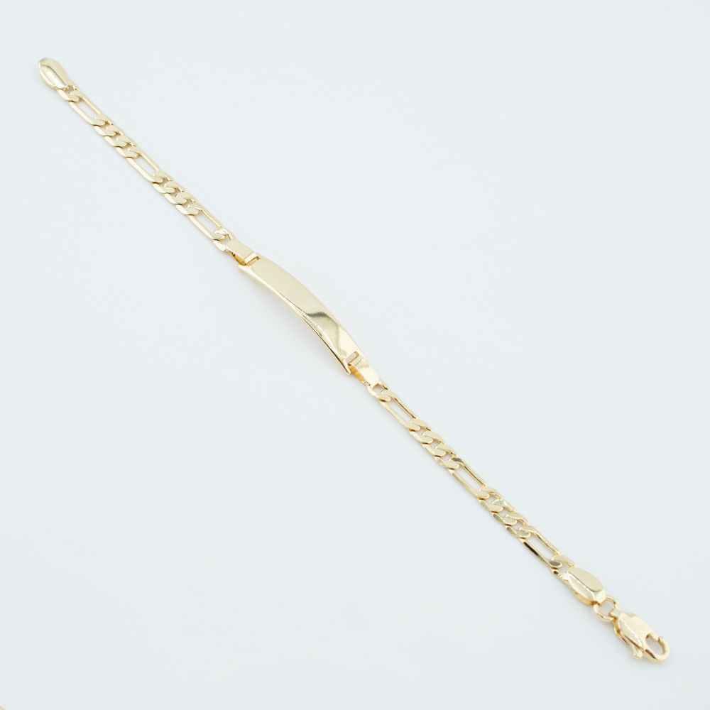 PULSERA CHAPA GOLDEN CASTING
