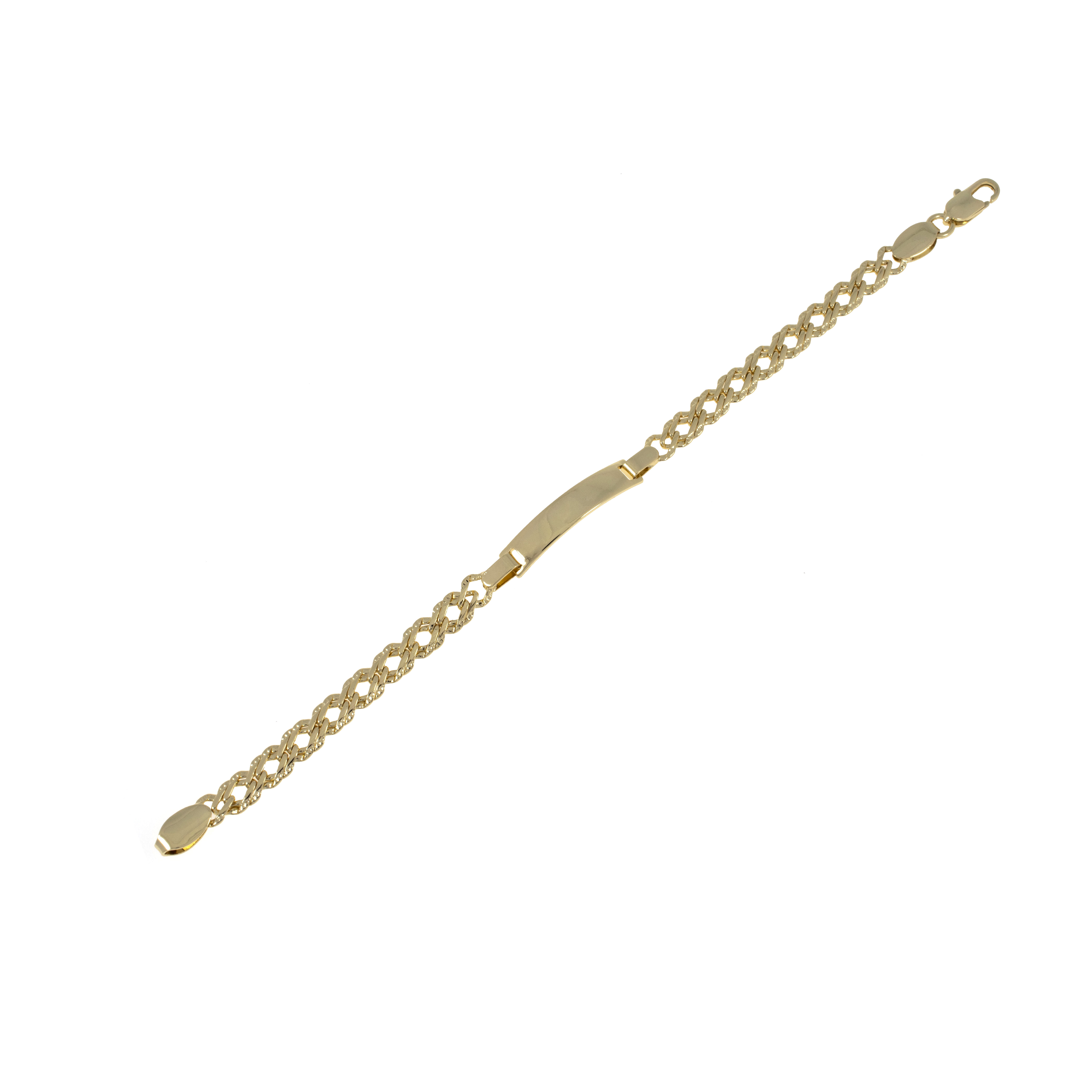 PULSERA CHAPA GOLDEN CASTING