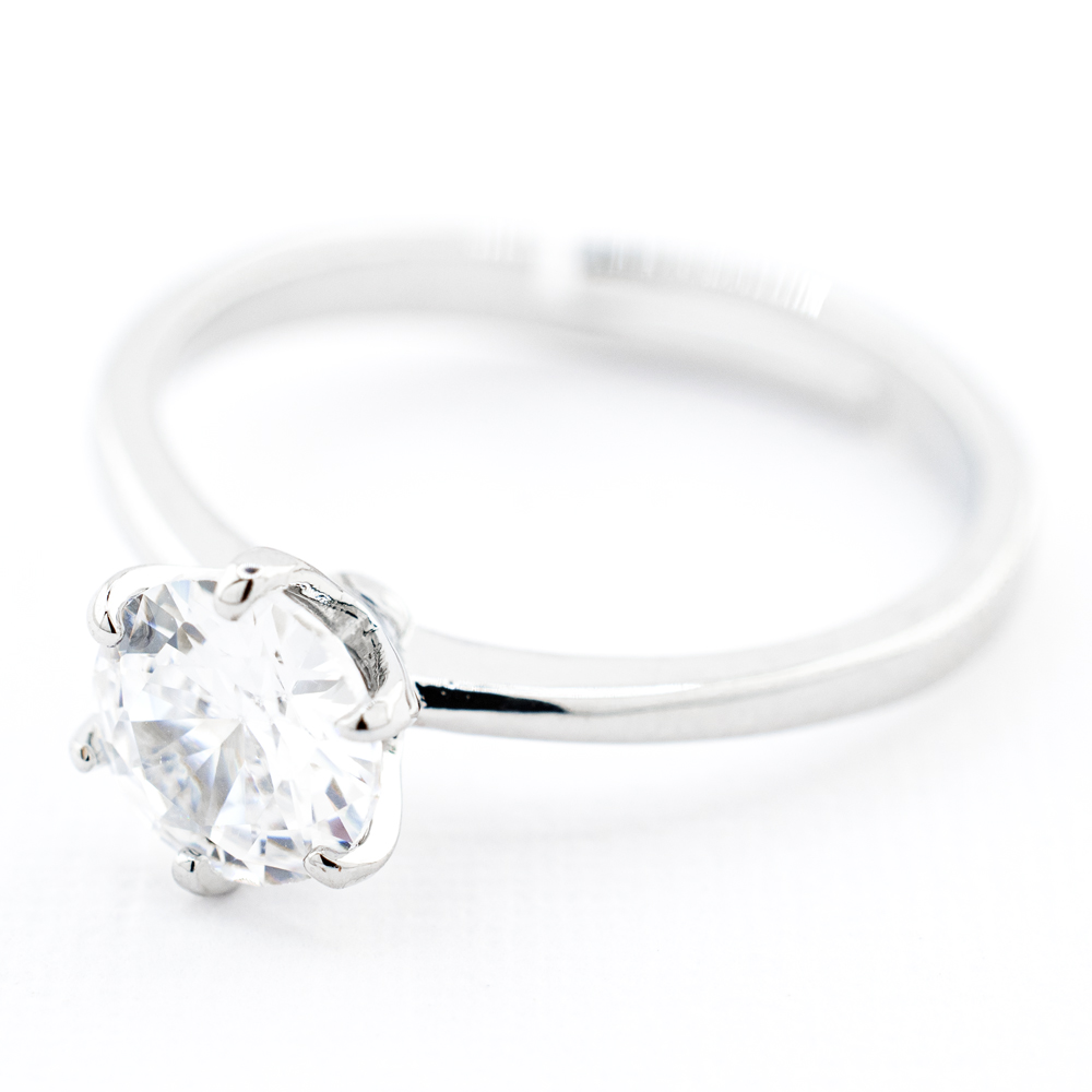 ANILLO  RODIO CRYSTIME
