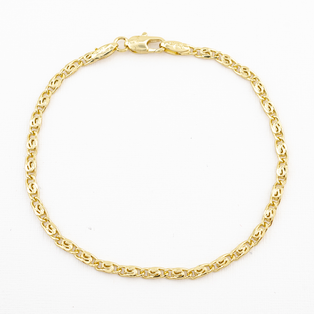 PULSERA CHAPA GOLDEN CASTING