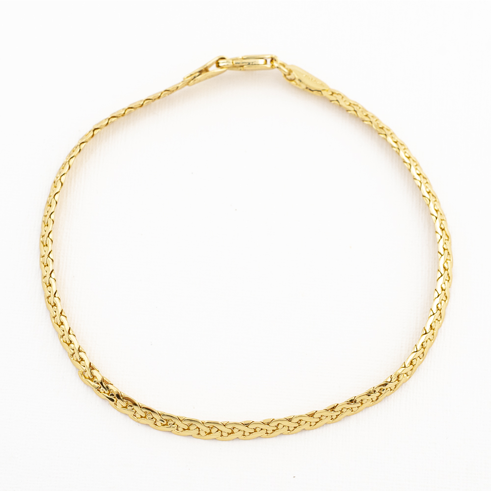 PULSERA CHAPA GOLDEN CASTING