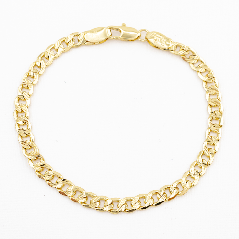 PULSERA CHAPA GOLDEN CASTING