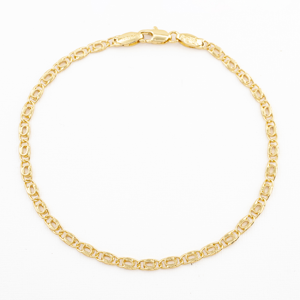 PULSERA CHAPA GOLDEN CASTING