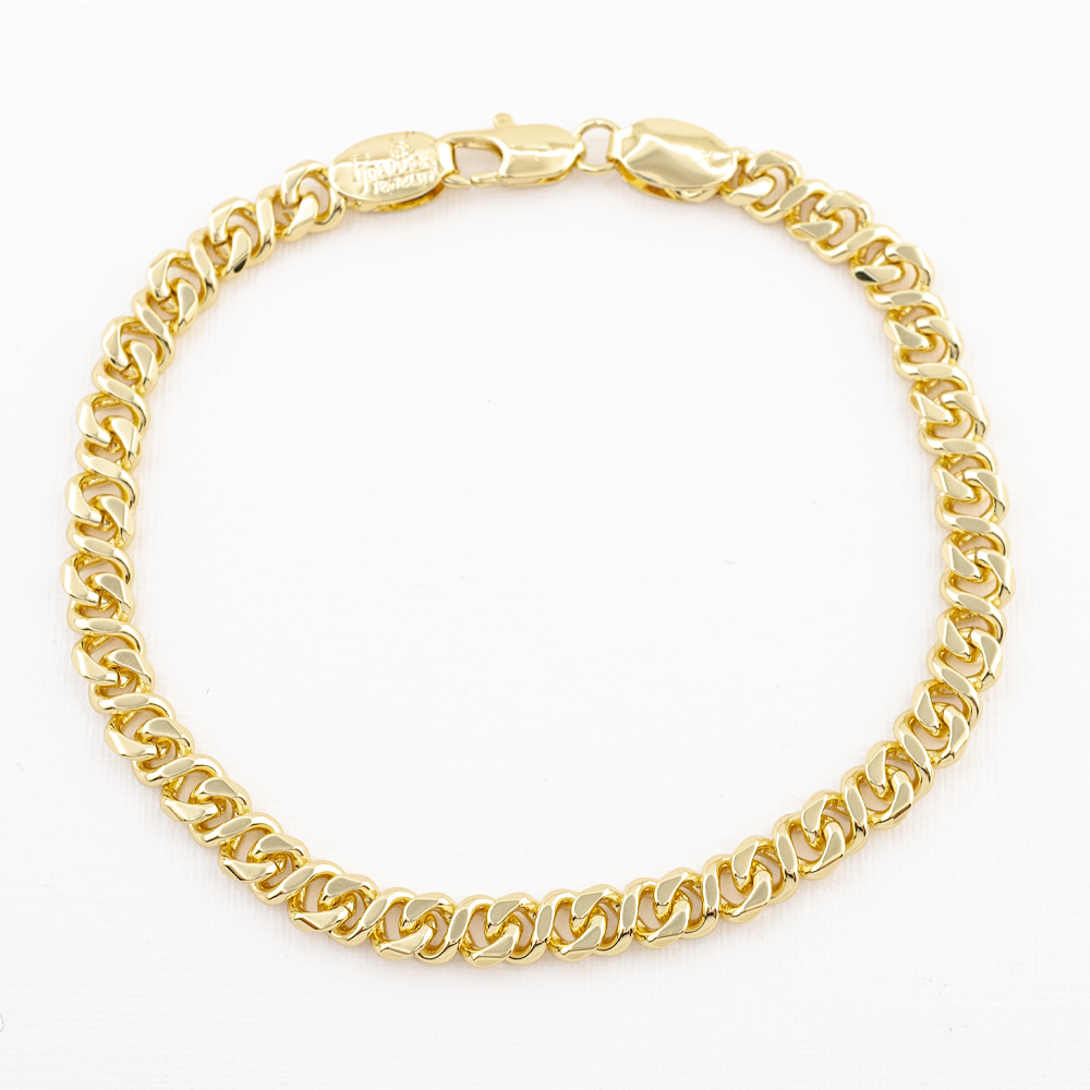 PULSERA CHAPA GOLDEN CASTING