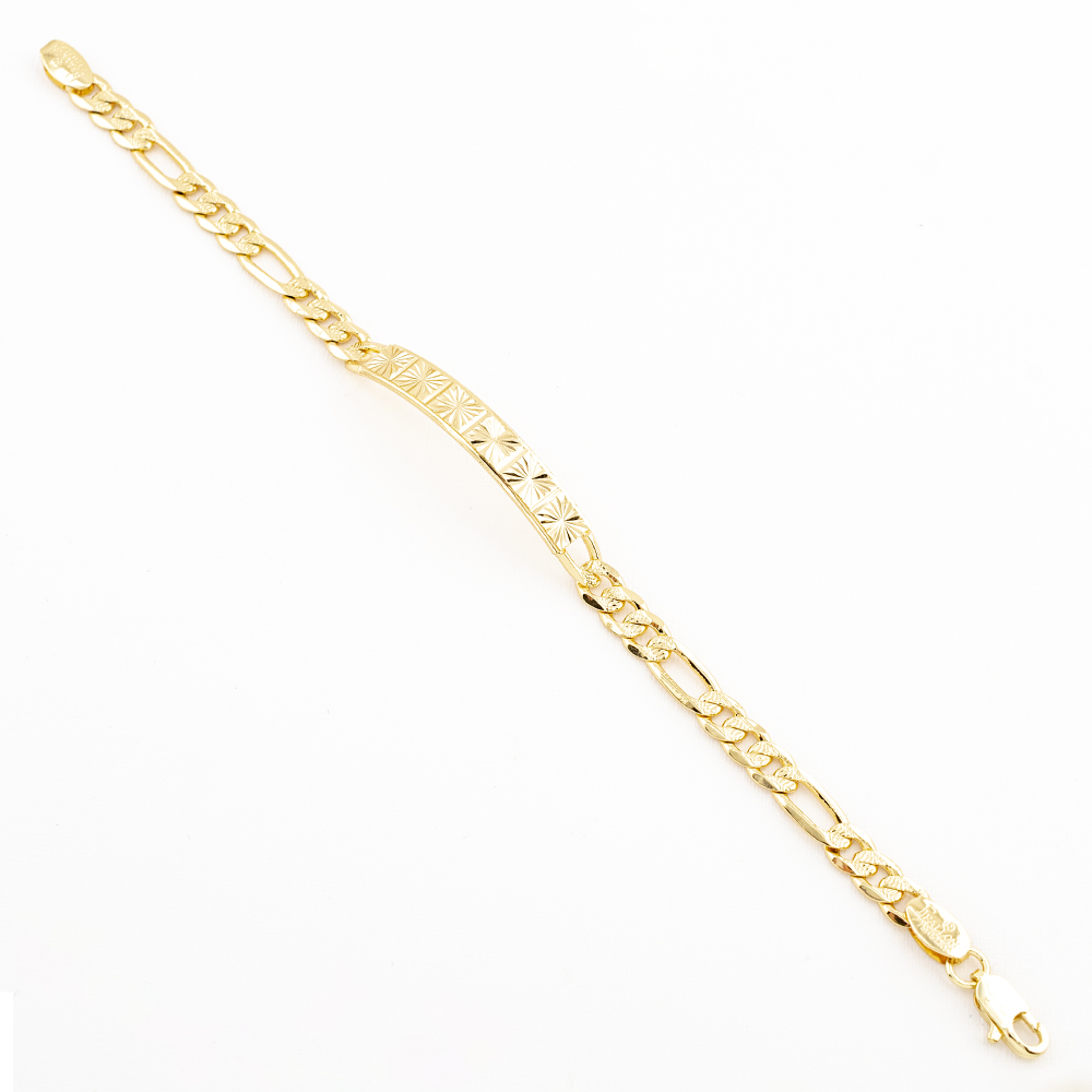 PULSERA CHAPA GOLDEN CASTING