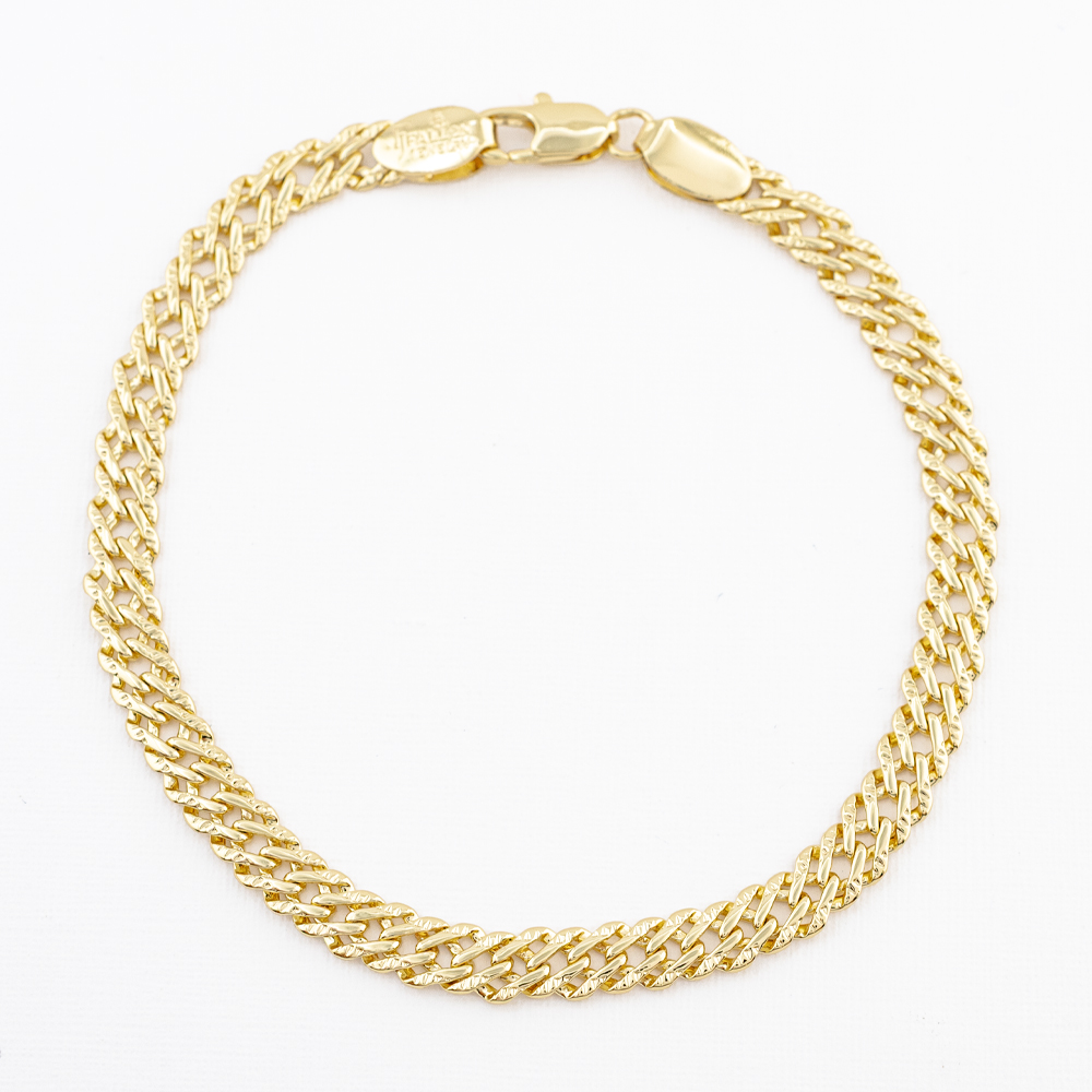 PULSERA CHAPA GOLDEN CASTING