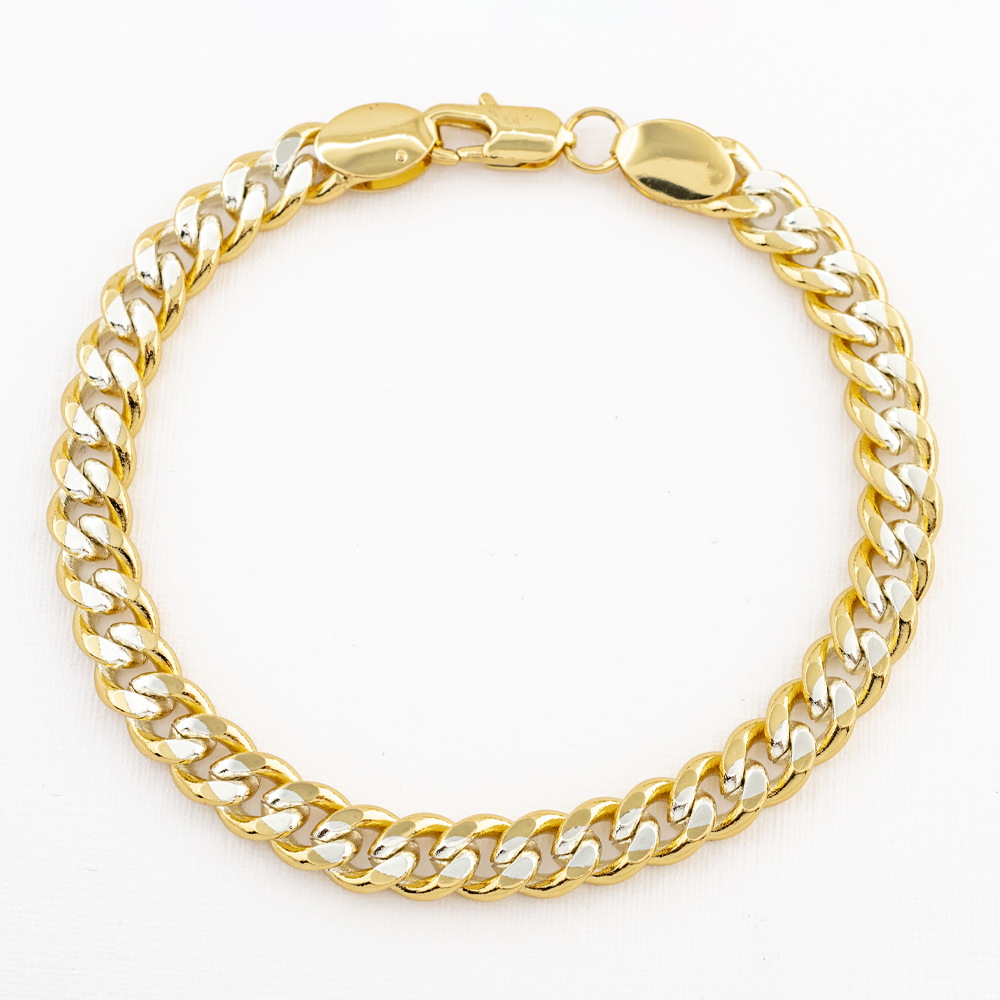 PULSERA BITONO GOLDEN CASTING