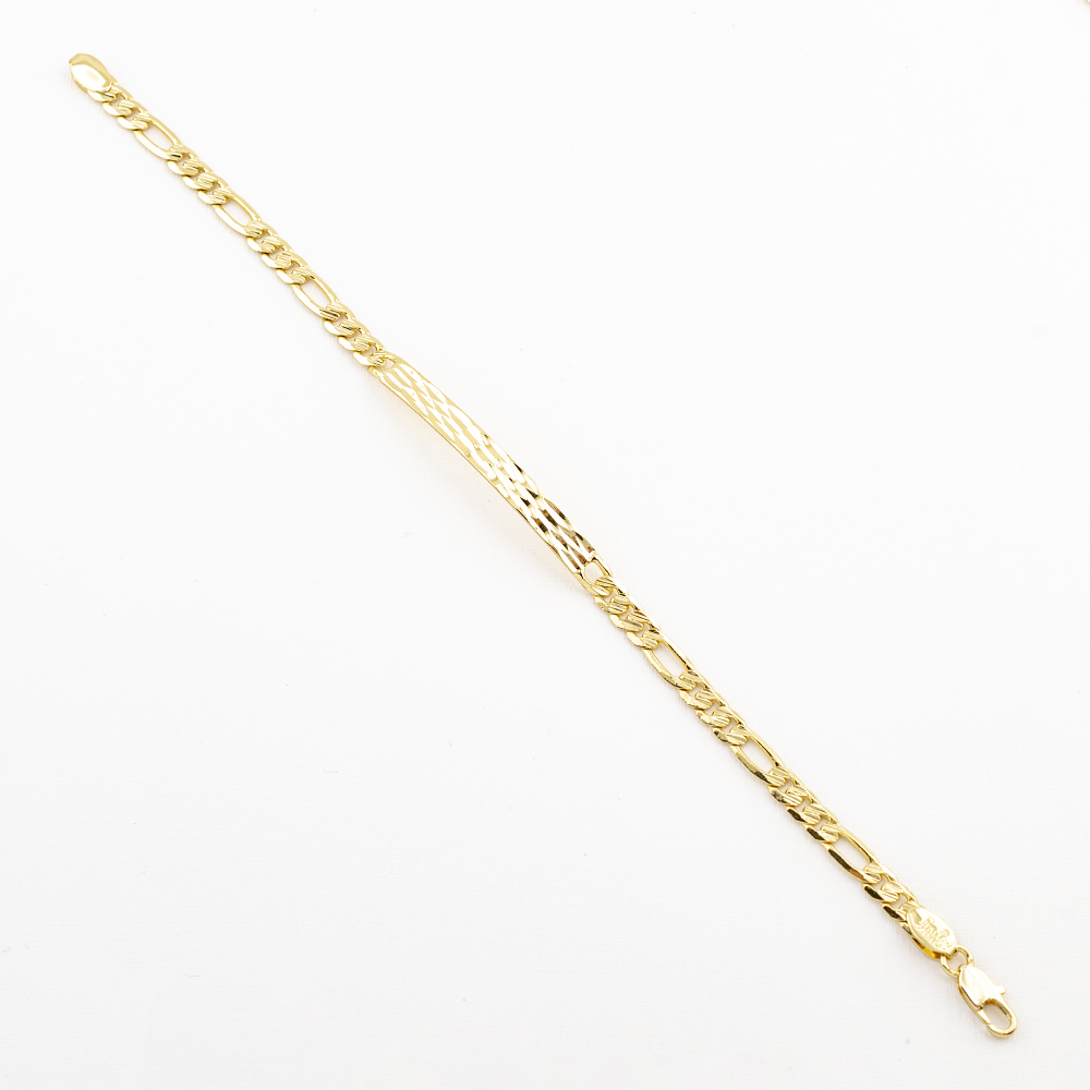 PULSERA CHAPA GOLDEN CASTING