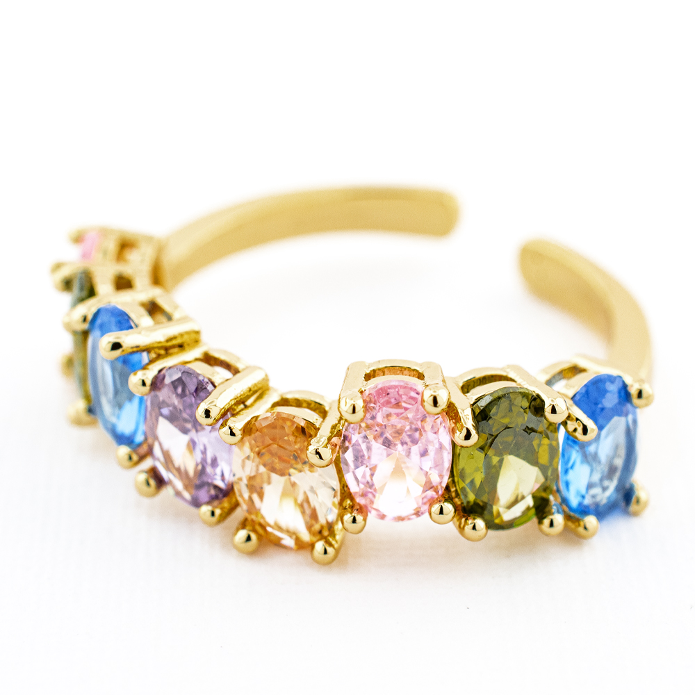 ANILLO  CHAPA GOLDEN RAINBOW
