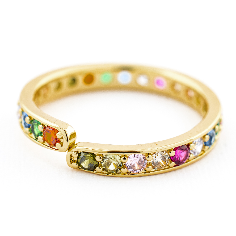 ANILLO  CHAPA GOLDEN RAINBOW