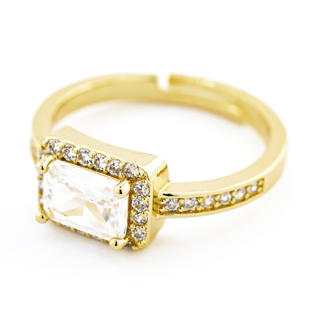 ANILLO  RODIO GOLDEN ROD