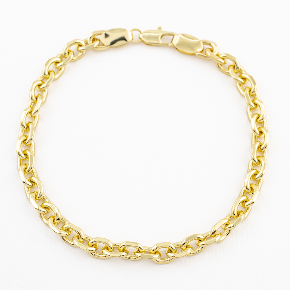 PULSERA CHAPA GOLDEN CASTING