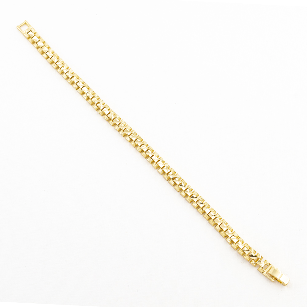 PULSERA CHAPA GOLDEN CASTING