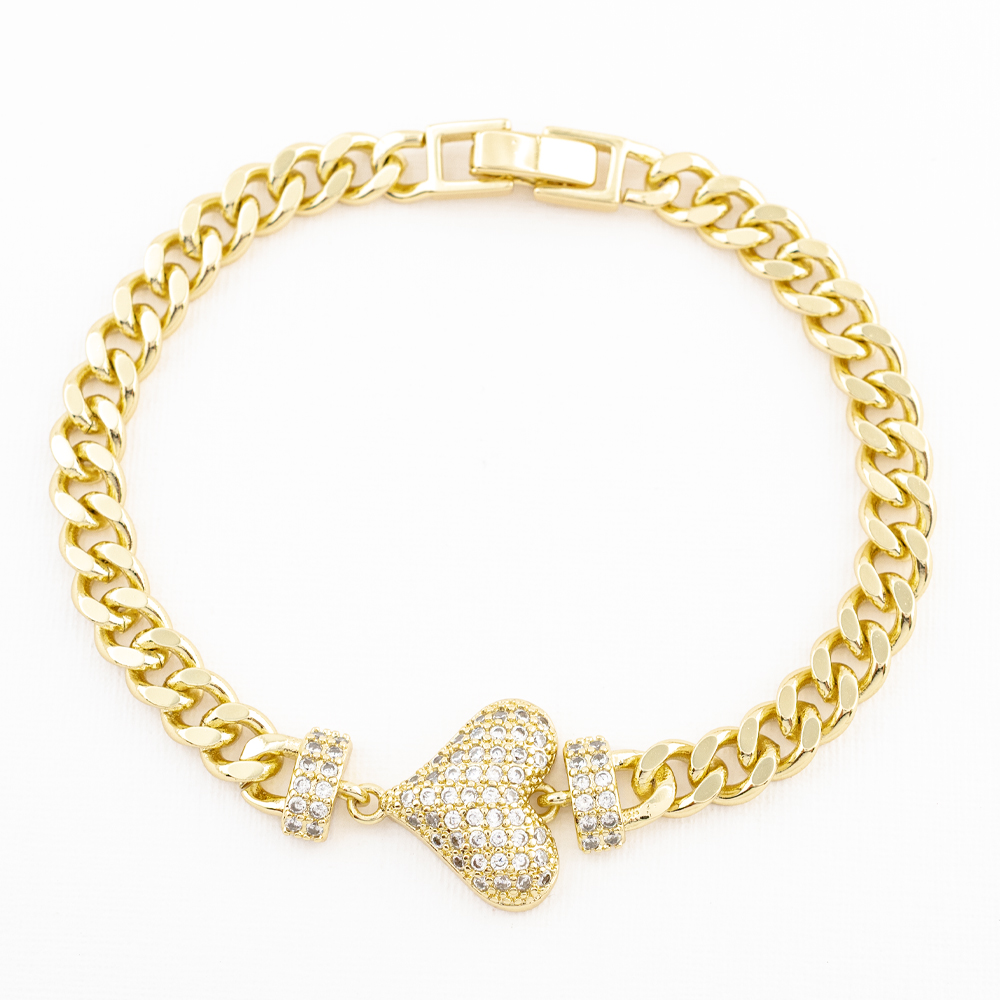 PULSERA CHAPA CRYSTIME